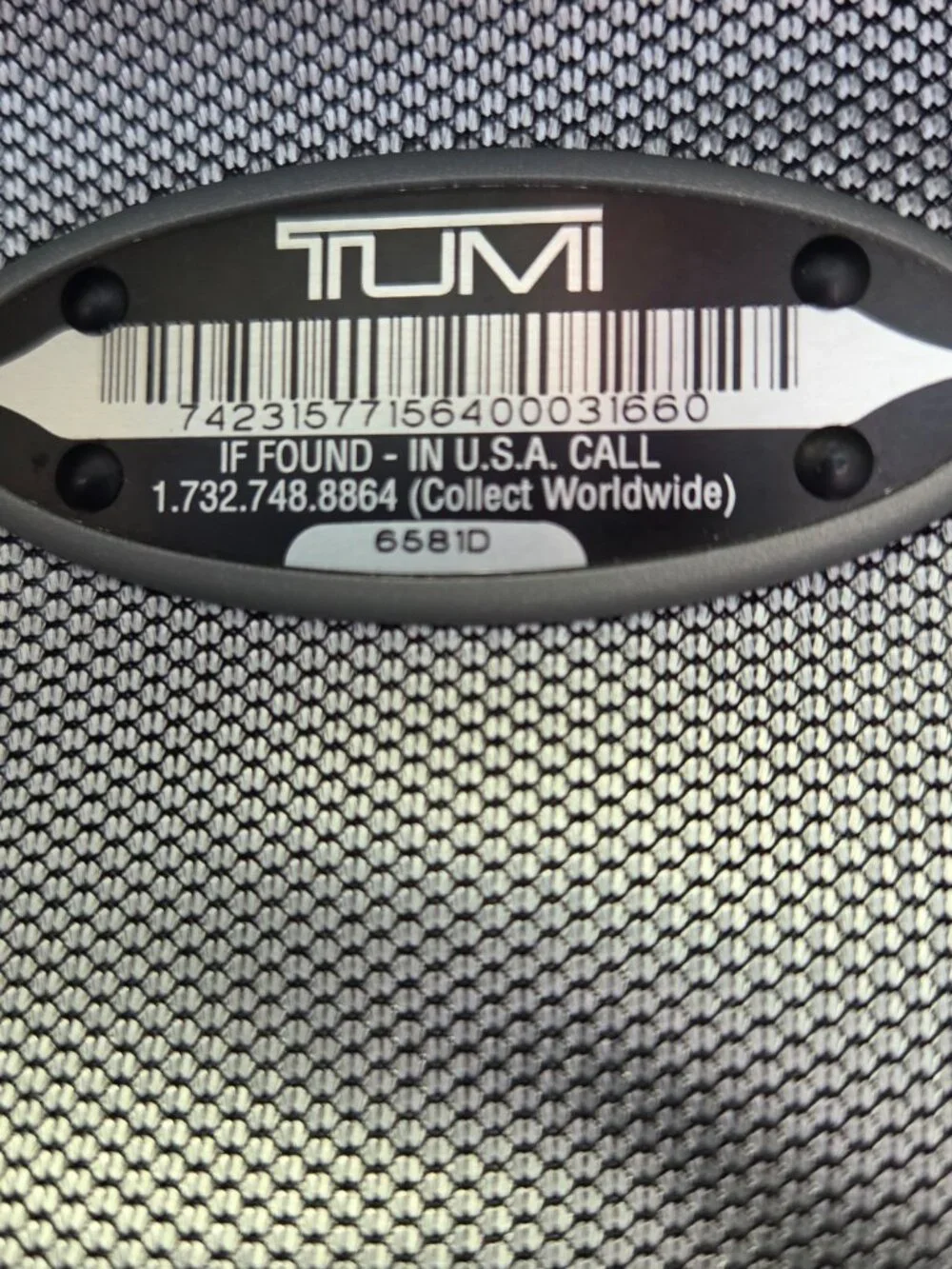 TUMI T3 Balance BLACK BACKPACK # 6581D with LAPTOP COMPARTMENT Disc in 2015 Rare